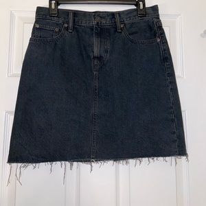Levi Strauss Black Jean Skirt